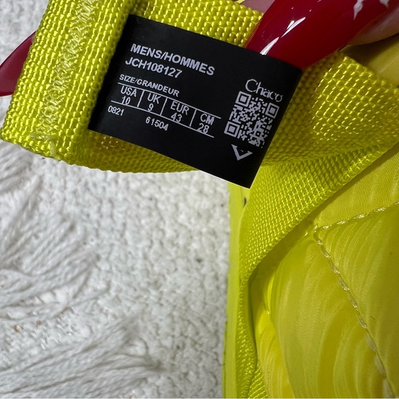 Chaco Ramble Puff Boots Neon Yellow Men’s Water Resistant Ankle Boots 10 - Picture 8 of 8